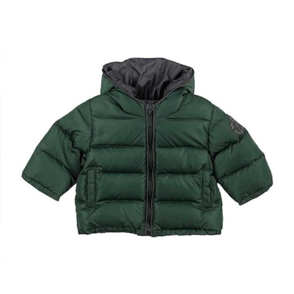 Roberto Cavalli Junior Green Shell Jacket 9 Months NWOT $438